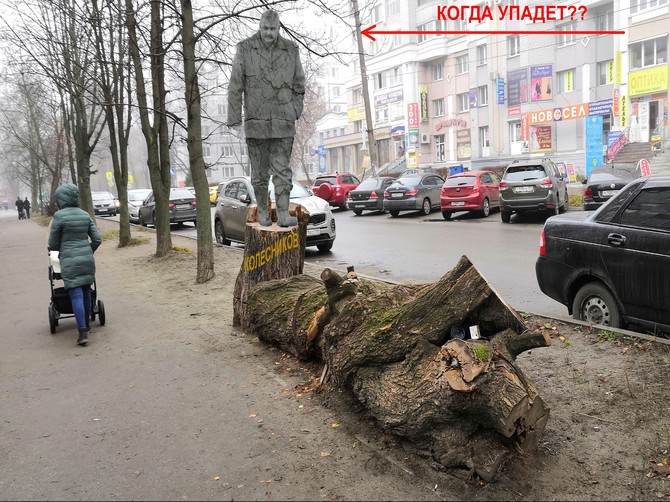 В Брянске главе Советского района Колесникову предложили установить памятник
