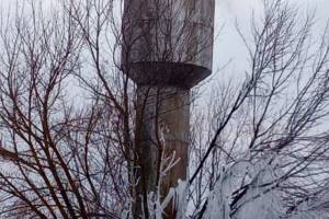 В Новозыбковском районе водонапорная башня превратилась в ледник