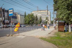 В Брянске на улице Красноармейской сделают «карманы» на остановках