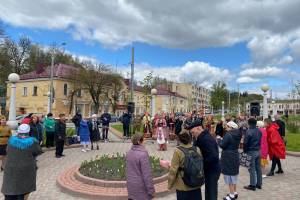 В Брянске празднование Дня Победы продолжилось концертами на улицах города