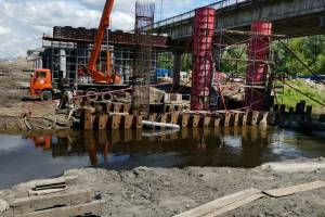 Работы на Литейном мосту в Брянске выполнены на 60%