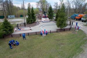 В брянском поселке Радица-Крыловка капитально отремонтировали воинский мемориал