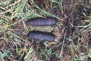 В Карачевском и Дубровском районах нашли три артиллерийских снаряда