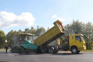 Завершается ремонт трассы «Брянск-Дятьково-граница Калужской области»