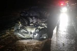 Под Выгоничами водитель иномарки врезался в «КРАЗ» и разбил голову