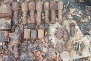 В Севском районе обнаружили 18 гранат