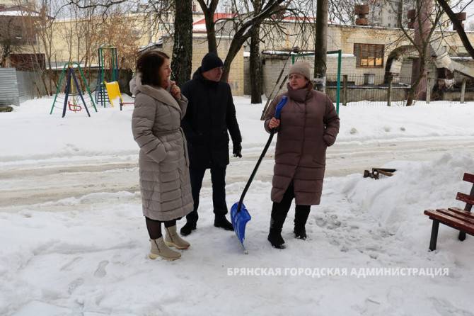В Брянске накажут управляющие компании, оставившие дворы в ледяном плену