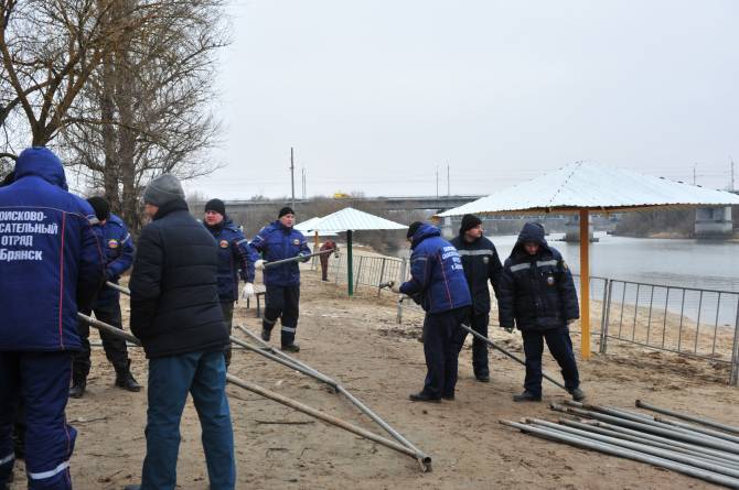 В Брянске завершаются приготовления к Крещенским купаниям