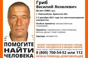 В Брянской области пропал 56-летний Василий Гриб