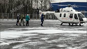Пациента стоматологии из Новозыбкова на вертолете доставили в Брянск