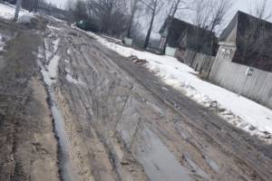 Скандальная дорога в брянском селе Могилевцы утонула в грязи