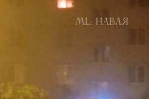 В Навле в горящей квартире многоэтажки погиб 29-летний мужчина