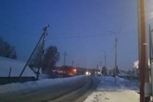 В брянском посёлке Свень-Транспортная погасли фонари