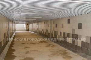 В Брянске после ремонта открыли подземный переход на полтиннике