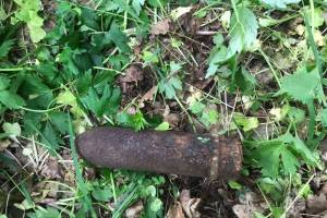 В Брянске обнаружили артиллерийский снаряд