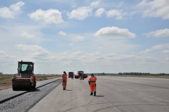 В аэропорту «Брянск» продолжается масштабная реконструкция