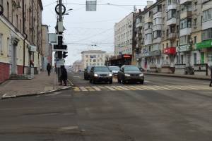 В центре Брянска погас светофор