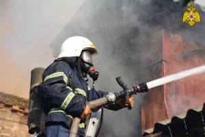 Из горящего дома в Дятьково эвакуировали несколько человек