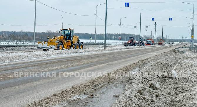 За выходные с улиц Брянска вывезли около 2500 тонн снега