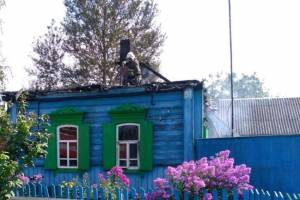 В Климовском районе сгорел жилой дом: есть пострадавший