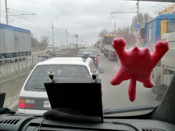 Брянск стал в адской пробке на проспекте Московском
