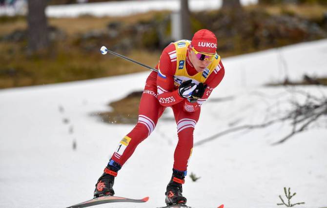 Брянский лыжник Большунов не смог выиграть шестую гонку подряд
