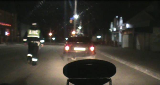 Ночью по Жуковке разъезжал пьяный водитель Audi