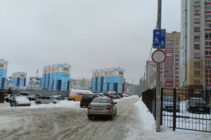 В Брянске закрыли проезд между улицами Костычева и Советской