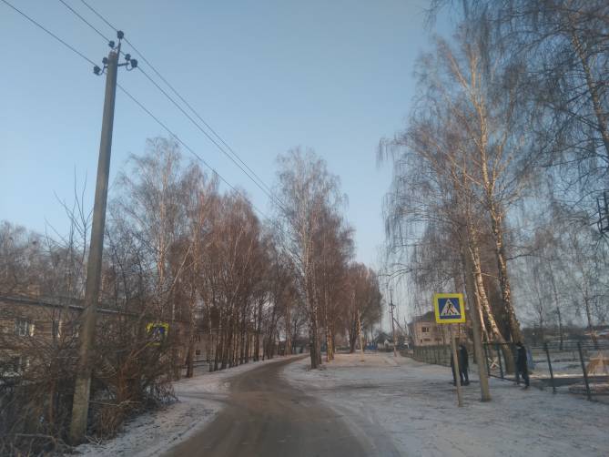 В четырёх сёлах Унечского района переходы возле школ погрузились в кромешную тьму