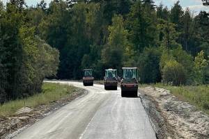 В Карачевском районе завершается ремонт трассы «Орел-Брянск-Вереща»