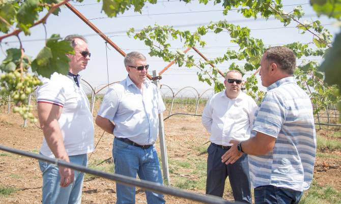 Брянский губернатор Богомаз проведал винодельню в Крыму