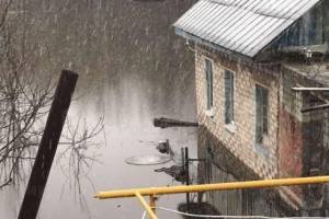 В Радице-Крыловке и на Володарке затопило четыре жилых дома 