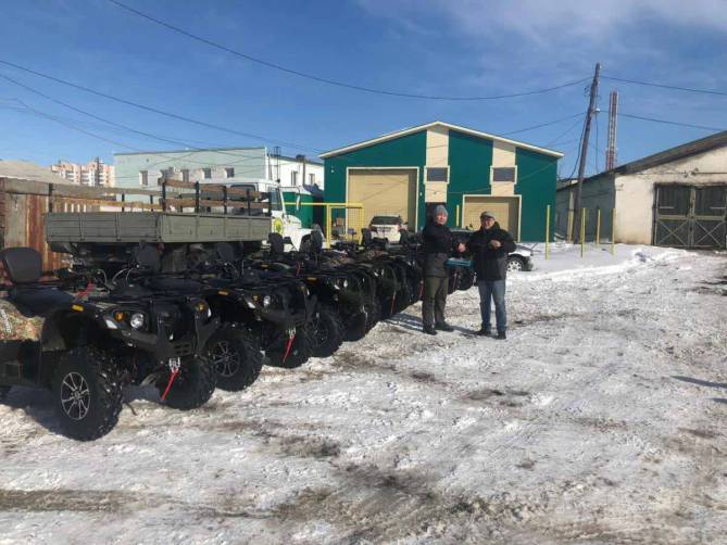 Снегоболотоходы жуковского завода доставили в холодную Якутию