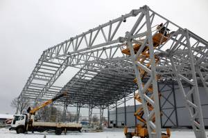 В Брянске идёт строительство крытого футбольного манежа за 538 миллионов рублей