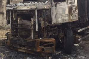 В Бежицком районе Брянска сожгли грузовик МАЗ