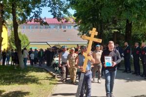 В Клинцах простились с погибшим в ходе СВО мобилизованным Александром Шишкуновым