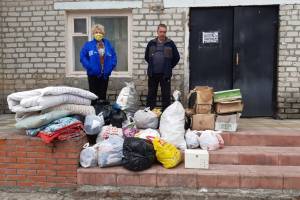 Добромировцы передали вещи центру реабилитации бездомных Климово