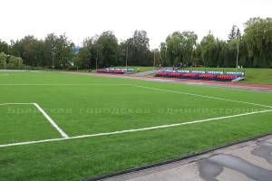 В Брянске завершается подготовка стадиона «Камвольщик» к официальному открытию