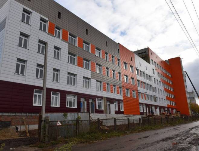 В Брянске завершается строительство хирургического корпуса детской областной больницы