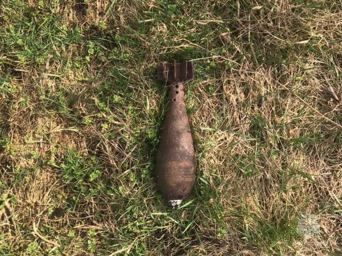 В Брасовском районе нашли миномётную мину
