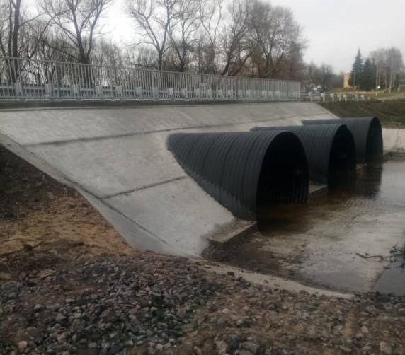 В Гордеевском районе капитально отремонтировали мост через реку Поконка