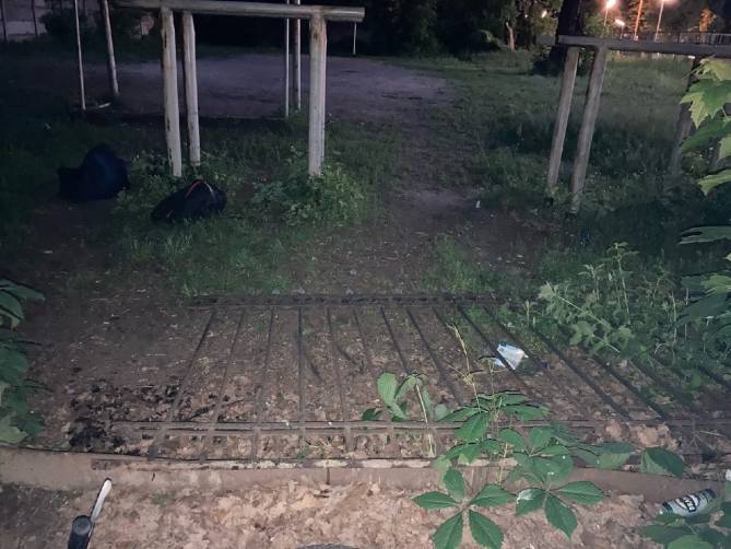 В брянском парке чугунный забор рухнул на 9-летнего мальчика