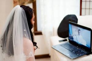 В Брянске впервые провели онлайн-свадьбу