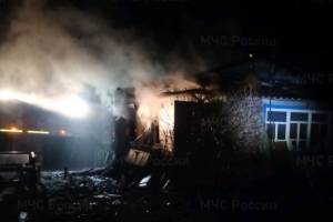 На пожаре в Клинцовском районе пострадал человек