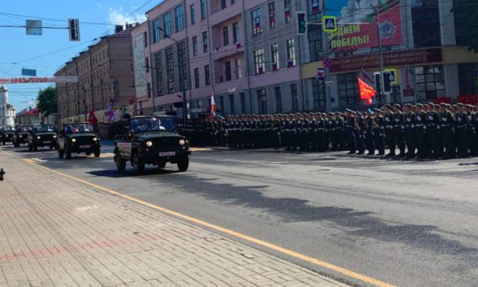 В Брянске начался марш в честь 75-й годовщины Великой Победы