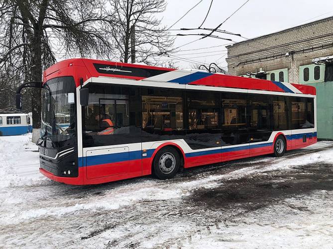  В Брянск привезли 25 новых троллейбусов