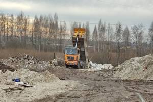 Брянские водители грузовиков загадили отходами карьер в Нетьинке