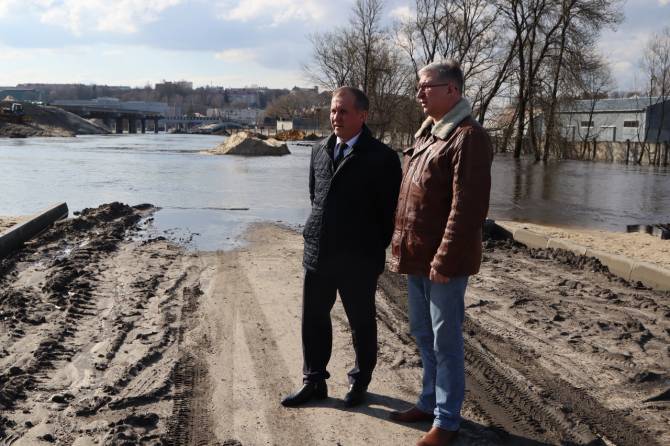 Мэр Макаров оценил масштабы паводка в Брянске