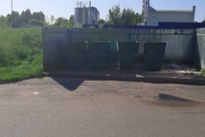 В Трубчевске нашли виновных в утонувшей в мусоре контейнерной площадке