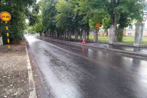 В Брянске на сутки закроют движение транспорта по улице Горького